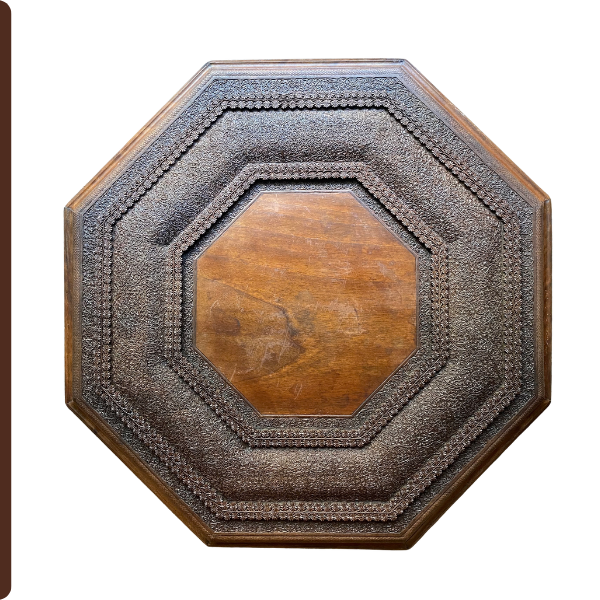 Carved Round Panel