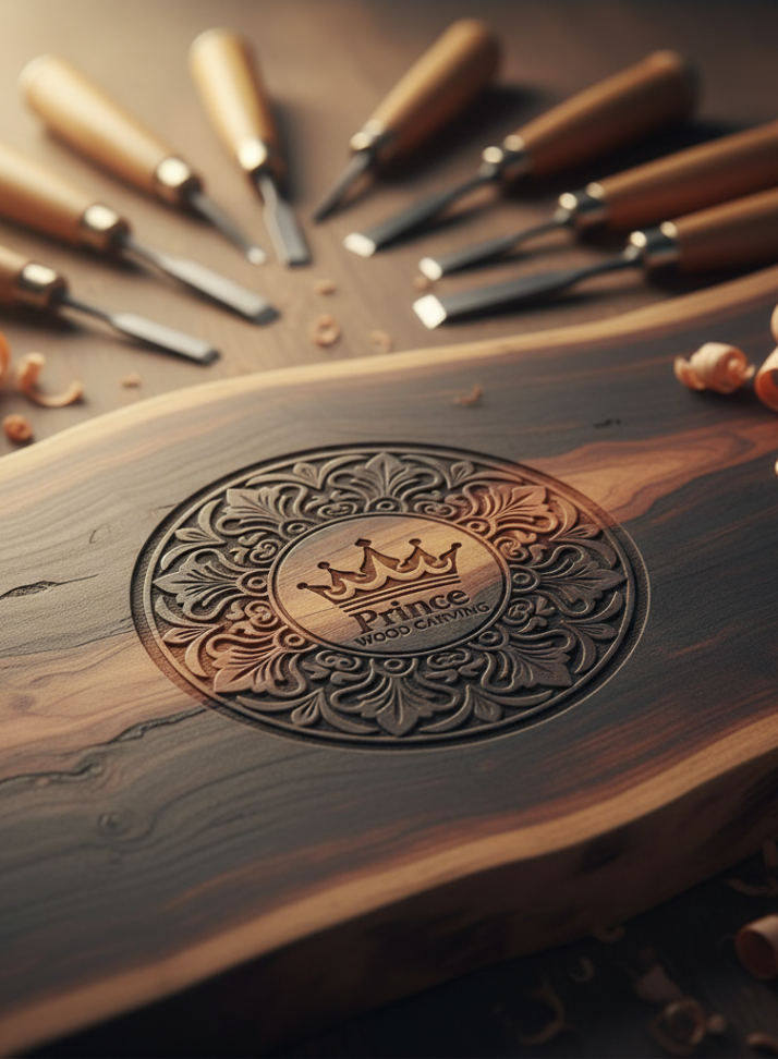 Walnut Wooden Panel by Prince
